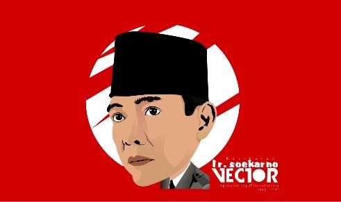 Gambar Ilustrasi Karikatur Soekarno - KibrisPDR