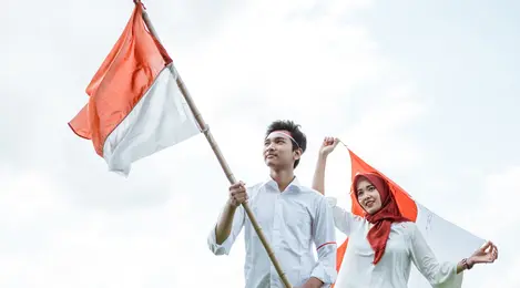 Detail Gambar Ilustrasi Kibar Bendera Merah Putih Nomer 52