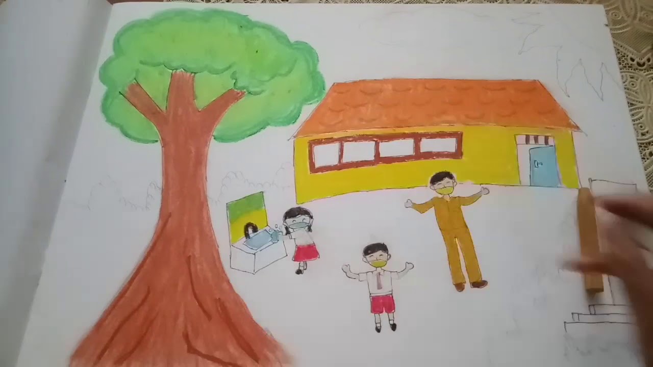 Detail Gambar Ilustrasi Lingkungan Sekolah Nomer 20