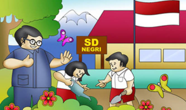 Detail Gambar Ilustrasi Lingkungan Sekolah Nomer 33