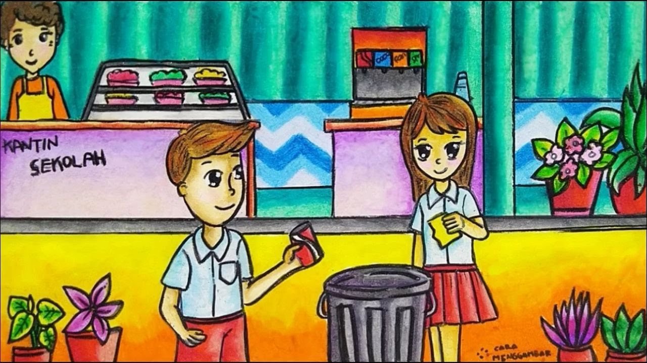 Detail Gambar Ilustrasi Lingkungan Sekolah Nomer 6