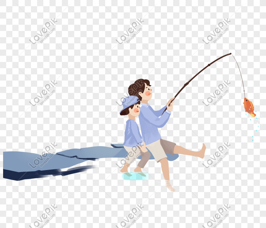 Detail Gambar Ilustrasi Orang Sedang Memancing Nomer 47