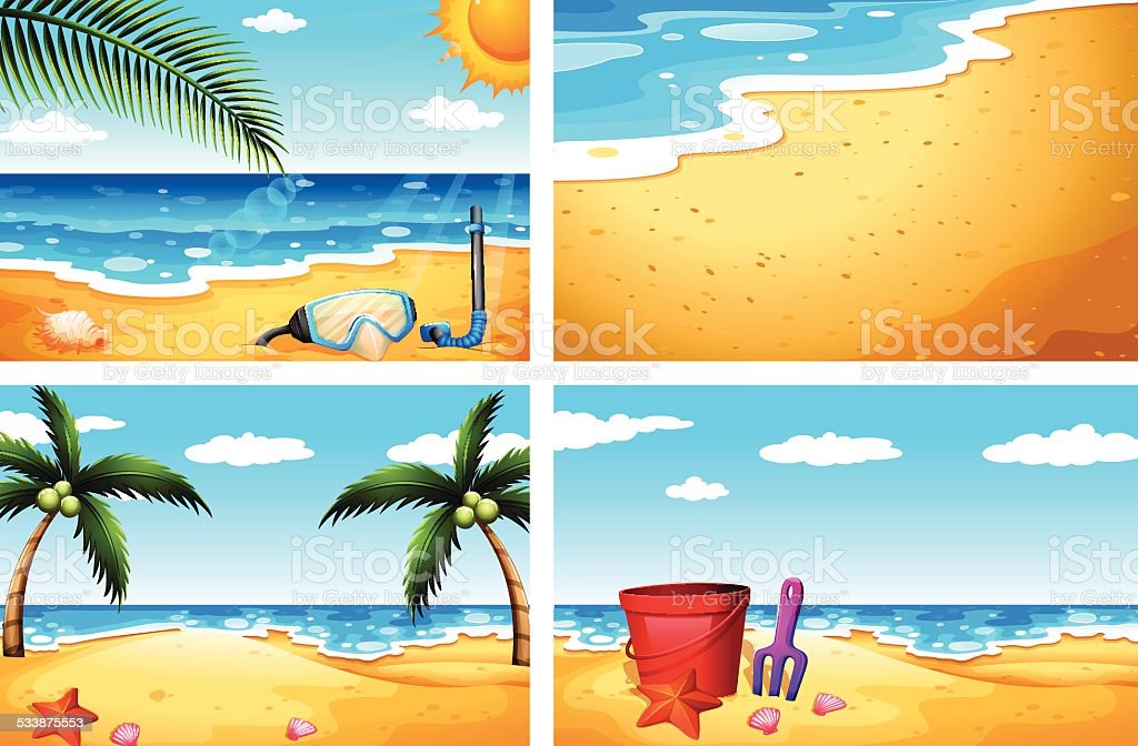 Detail Gambar Ilustrasi Pantai Nomer 31