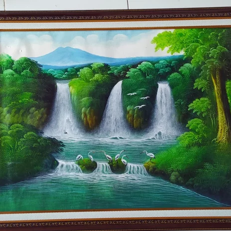 Detail Gambar Ilustrasi Pemandangan Air Terjun Nomer 49