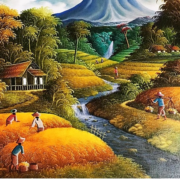 Detail Gambar Ilustrasi Pemandangan Air Terjun Nomer 51