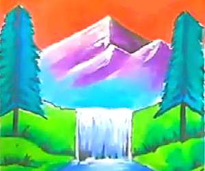 Detail Gambar Ilustrasi Pemandangan Air Terjun Nomer 52