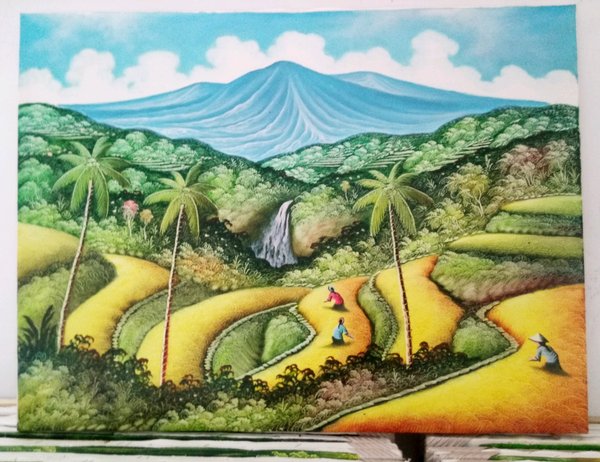 Detail Gambar Ilustrasi Pemandangan Air Terjun Nomer 55