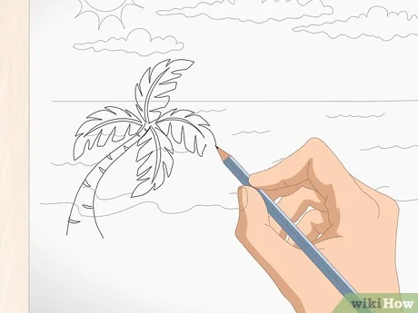 Detail Gambar Ilustrasi Pemandangan Ilustrasi Pemandangan Menggunakan Pensil Nomer 38