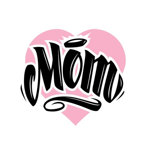 Detail Mom Tattoo Schrift Nomer 8