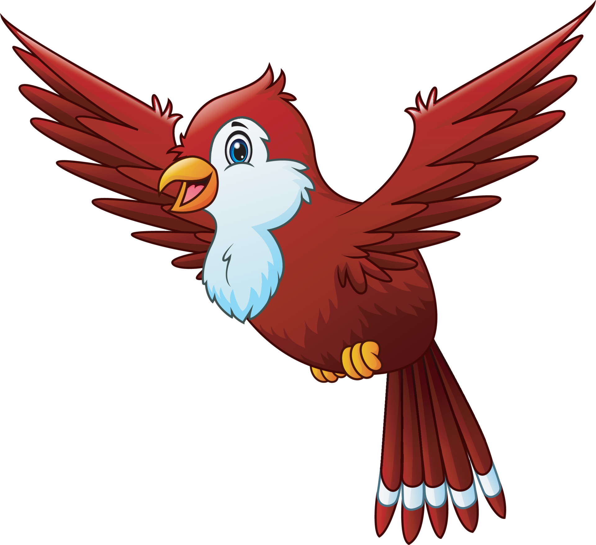 Detail Roter Vogel Nomer 7