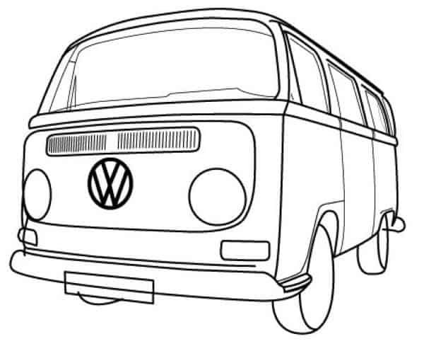 Ausmalbilder Vw Bus T5 - KibrisPDR