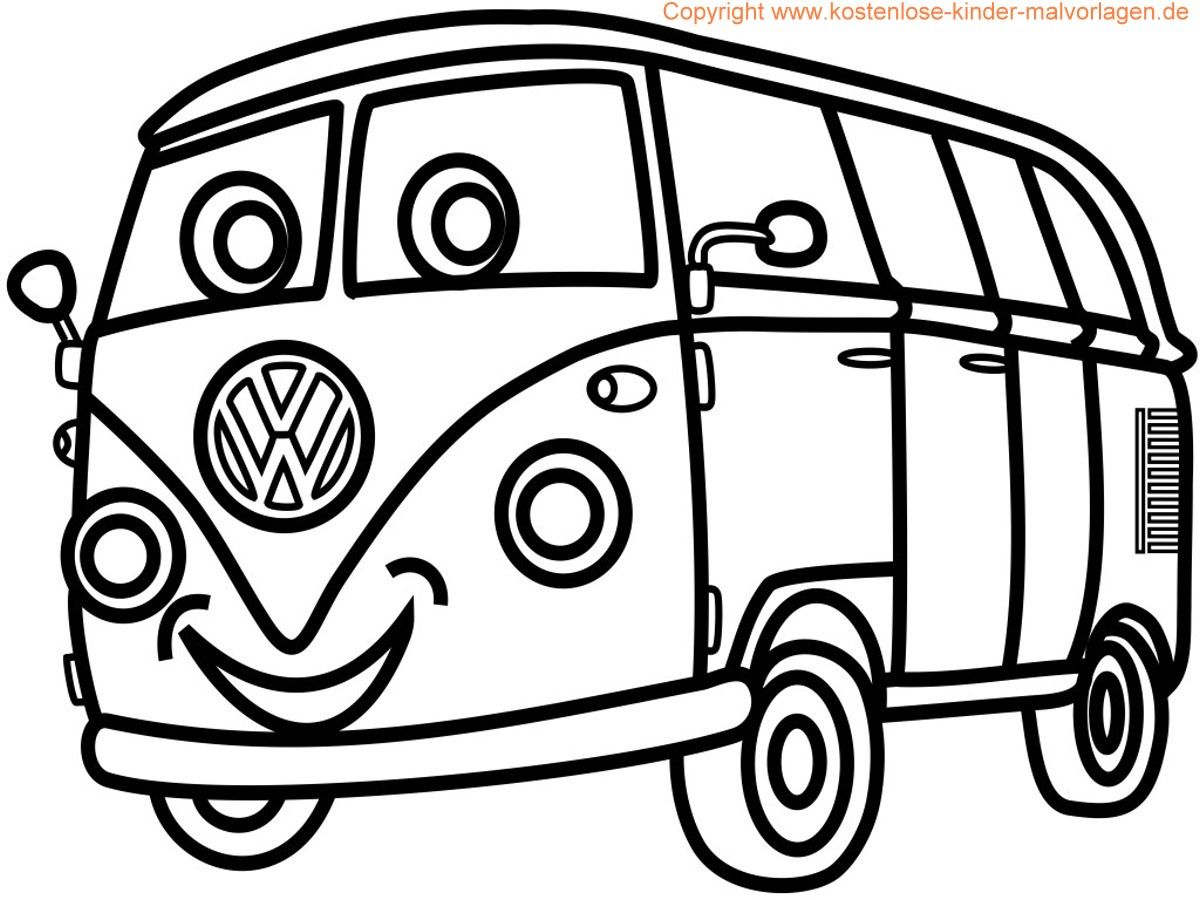 Detail Ausmalbilder Vw Bus T5 Nomer 11