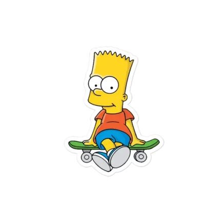 Detail Bart Simpson Skateboard Nomer 18