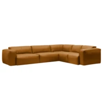 Detail Braune Ledercouch Nomer 16