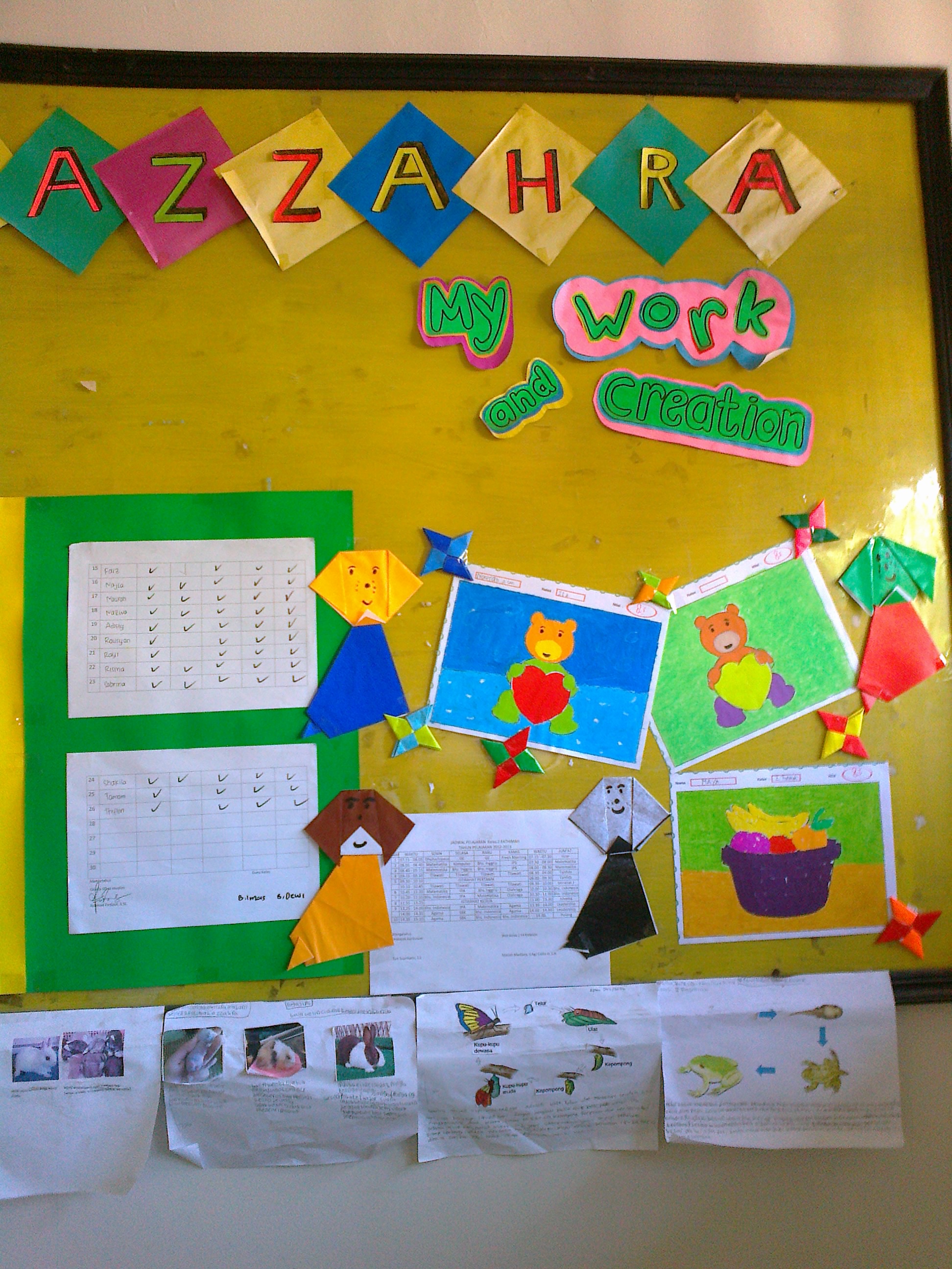 Detail Contoh Hiasan Mading Kelas Nomer 14