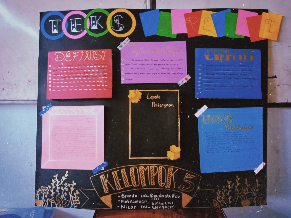 Detail Contoh Hiasan Mading Kelas Nomer 4