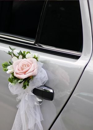 Detail Contoh Hiasan Mobil Pengantin Nomer 47