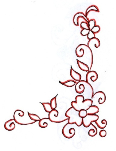 Detail Contoh Hiasan Tepi Gambar Bunga Nomer 42