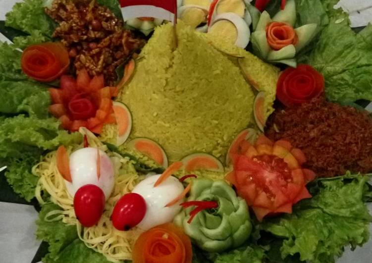 Detail Contoh Hiasan Tumpeng Nasi Kuning Nomer 29