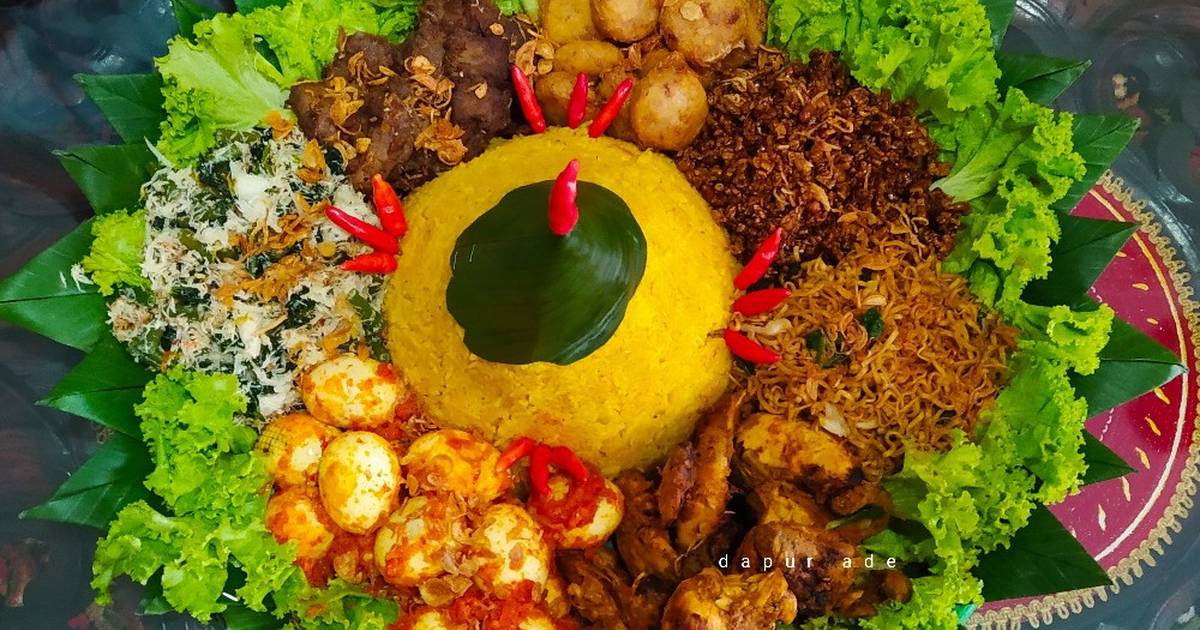 Detail Contoh Hiasan Tumpeng Nasi Kuning Nomer 31