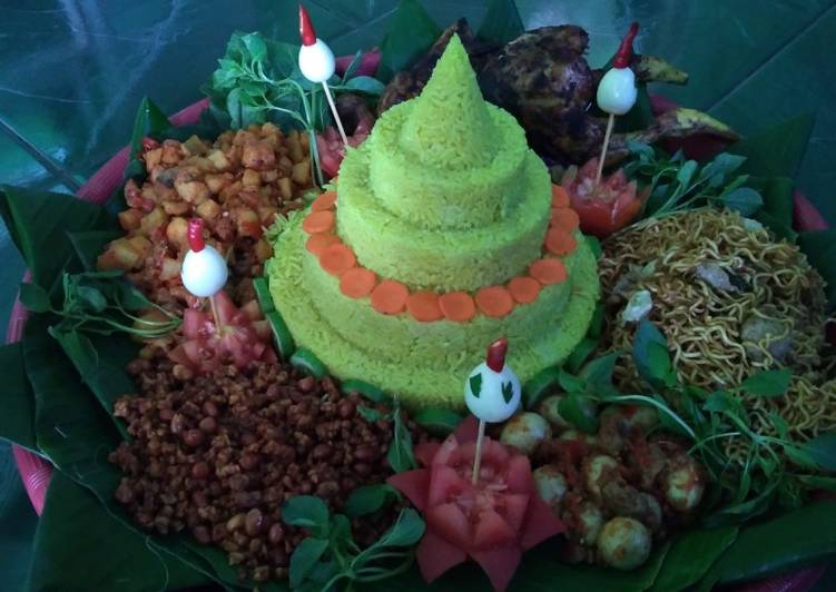 Detail Contoh Hiasan Tumpeng Nasi Kuning Nomer 49