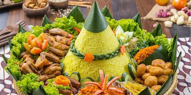 Detail Contoh Hiasan Tumpeng Nasi Kuning Nomer 7