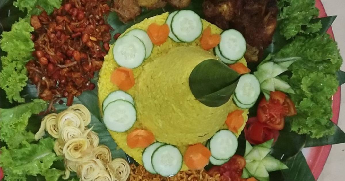 Detail Contoh Hiasan Tumpeng Nasi Kuning Nomer 9