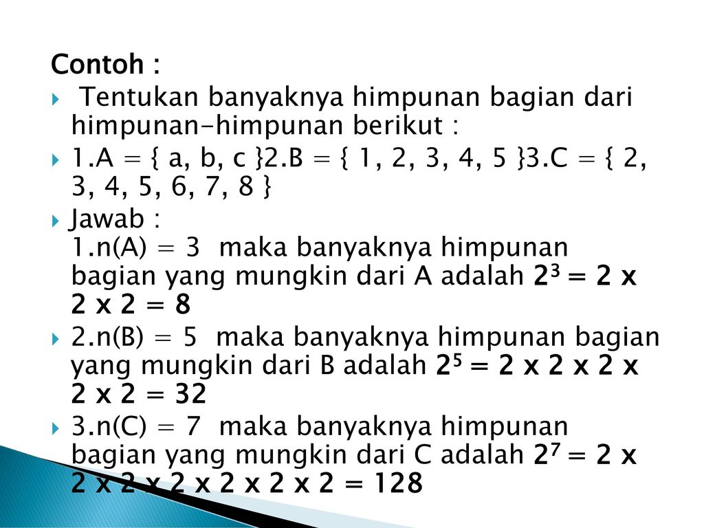 Detail Contoh Himpunan Bagian Nomer 17