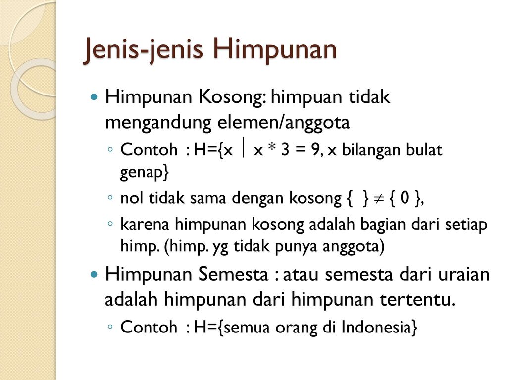 Detail Contoh Himpunan Nol Nomer 19