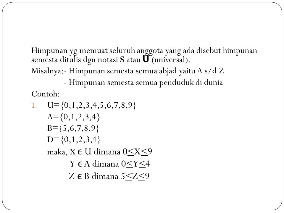 Detail Contoh Himpunan Nol Nomer 9