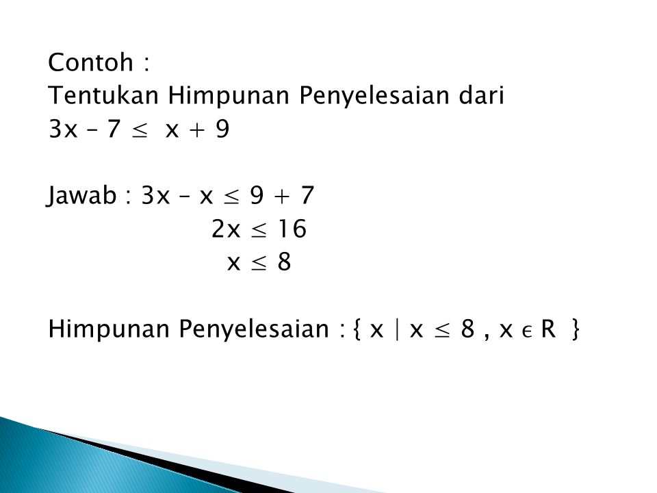 Detail Contoh Himpunan Penyelesaian Nomer 13