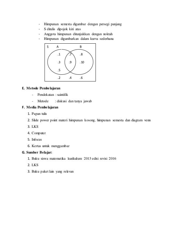 Detail Contoh Himpunan Semesta Nomer 14