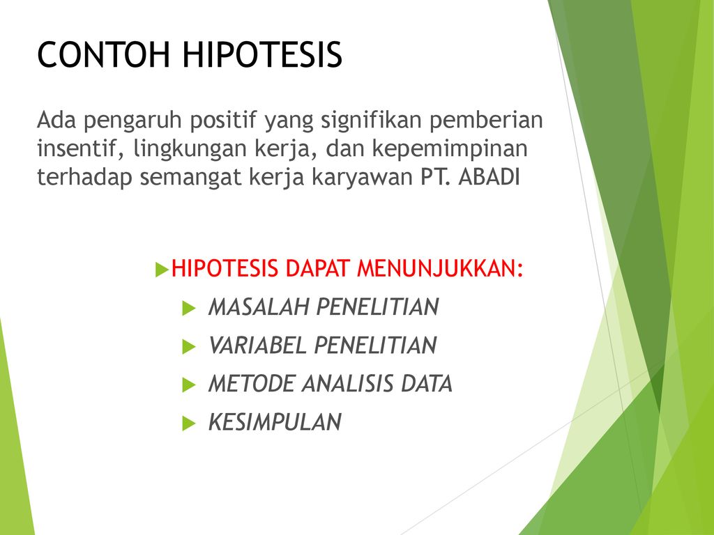 Detail Contoh Hipotesis Skripsi Nomer 22