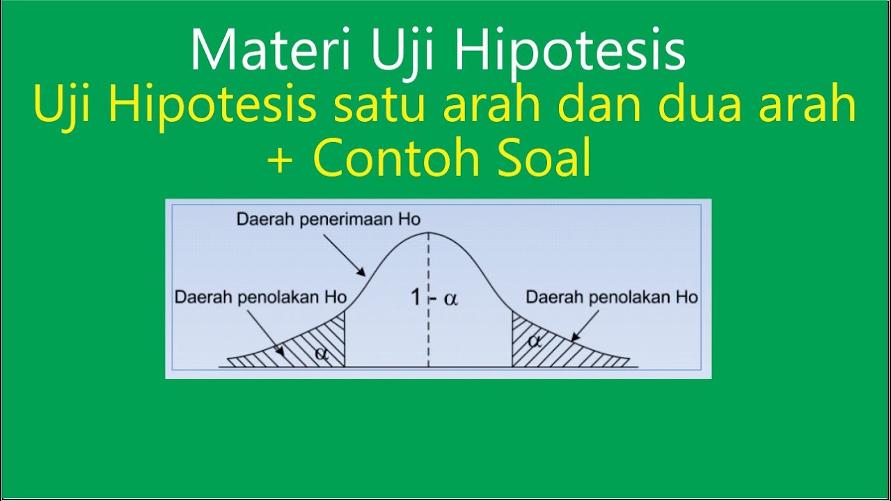 Detail Contoh Hipotesis Statistik Nomer 30