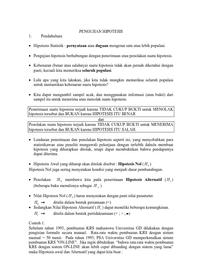 Detail Contoh Hipotesis Statistik Nomer 37