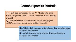 Detail Contoh Hipotesis Statistik Nomer 45