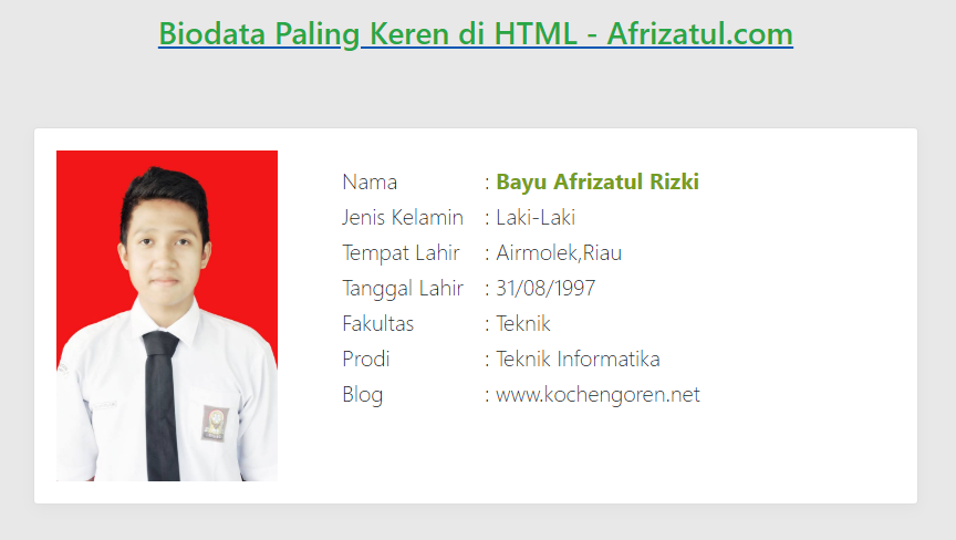 Detail Contoh Html Keren Nomer 13