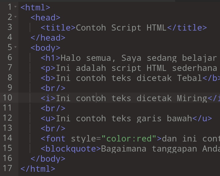 Detail Contoh Html Keren Nomer 4