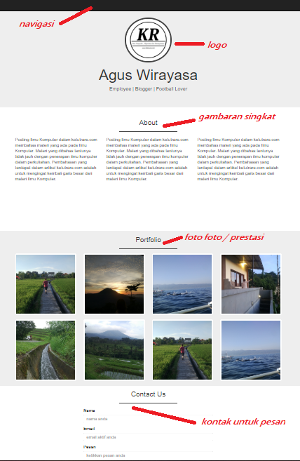 Detail Contoh Html Keren Nomer 39