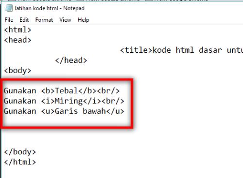 Detail Contoh Html Sederhana Nomer 18
