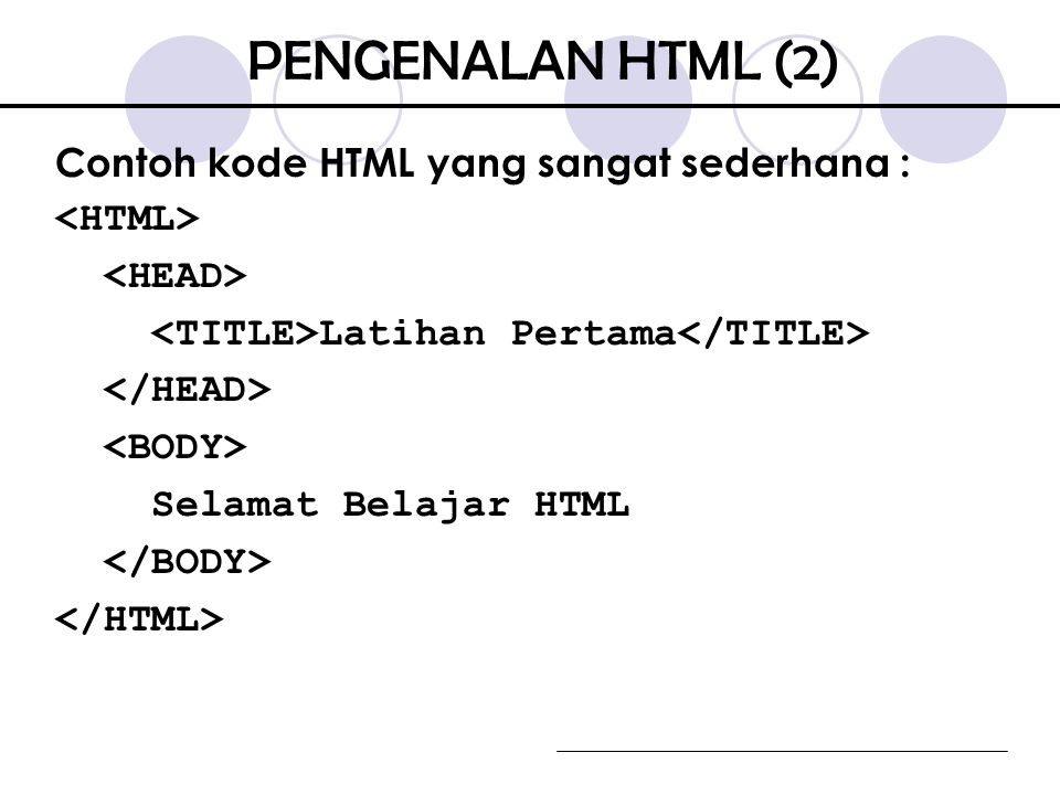 Detail Contoh Html Sederhana Nomer 19