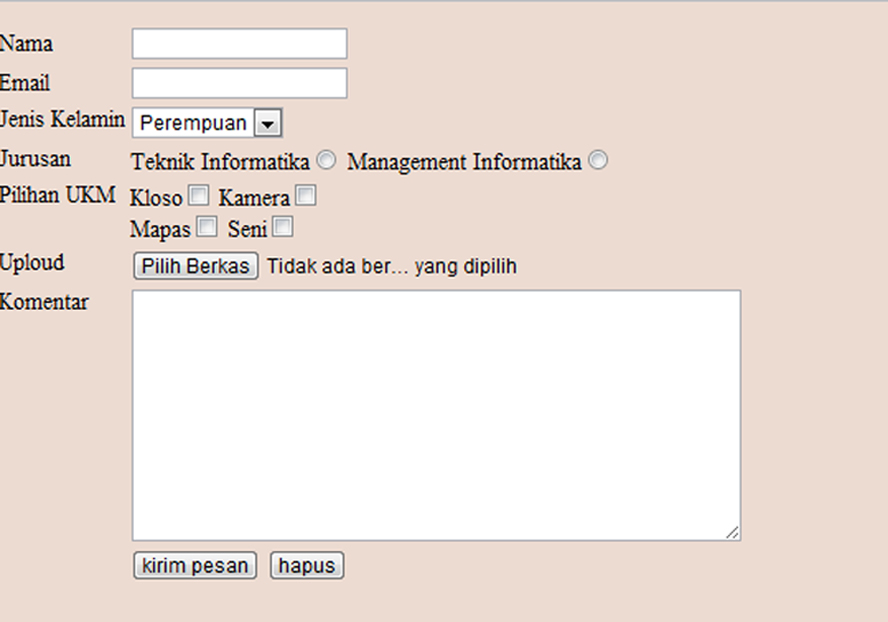 Detail Contoh Html Sederhana Nomer 23