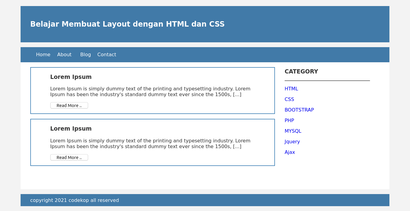 Detail Contoh Html Sederhana Nomer 47