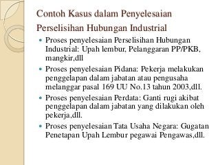 Contoh Hubungan Industrial - KibrisPDR