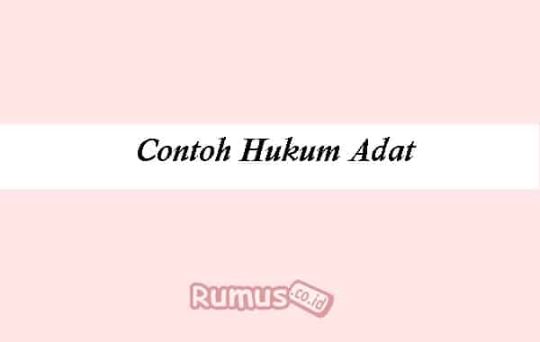 Detail Contoh Hukum Adat Jawa Nomer 4