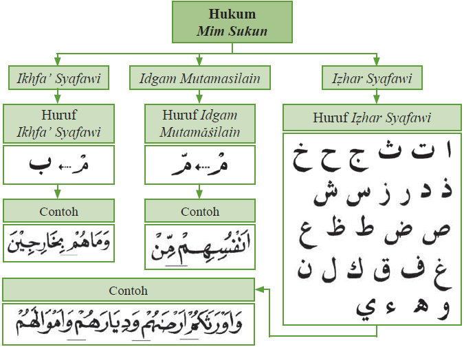 Detail Contoh Hukum Bacaan Idhar Nomer 11