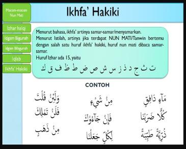 Detail Contoh Hukum Bacaan Idhar Nomer 15