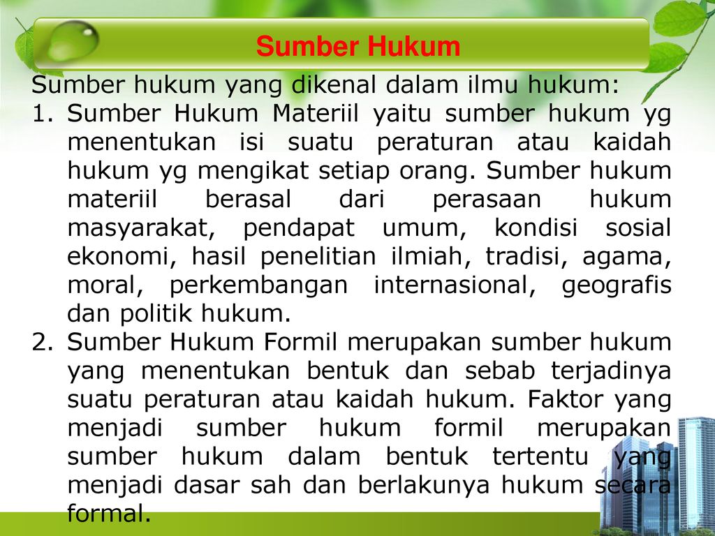 Detail Contoh Hukum Formal Nomer 9