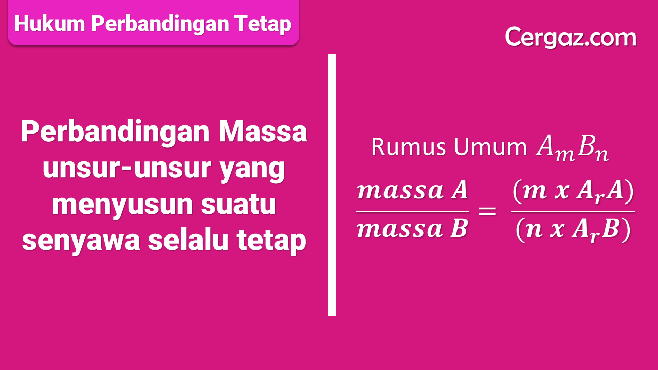 Detail Contoh Hukum Perbandingan Tetap Nomer 12