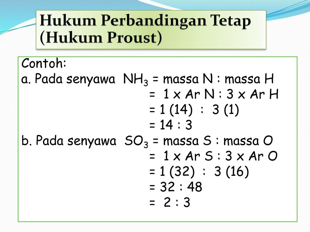 Detail Contoh Hukum Perbandingan Tetap Nomer 13